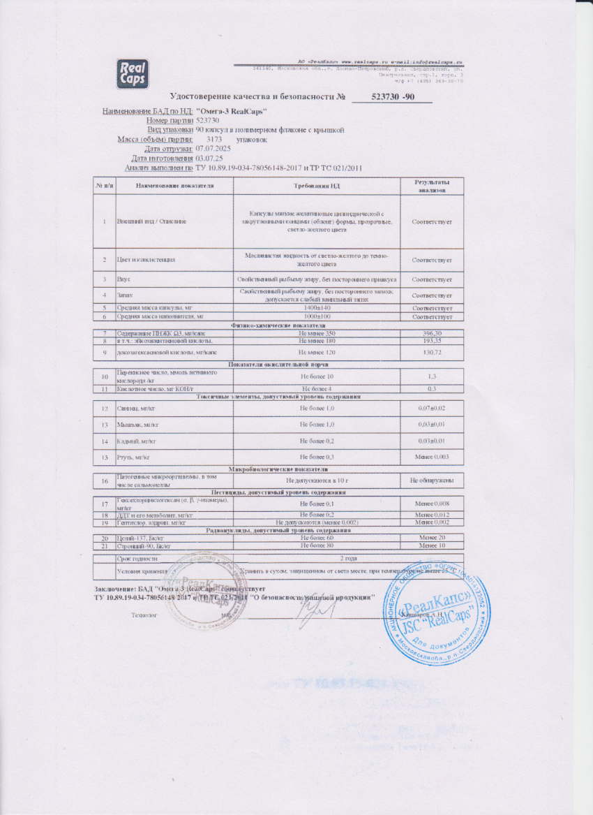 Паспорт №072025